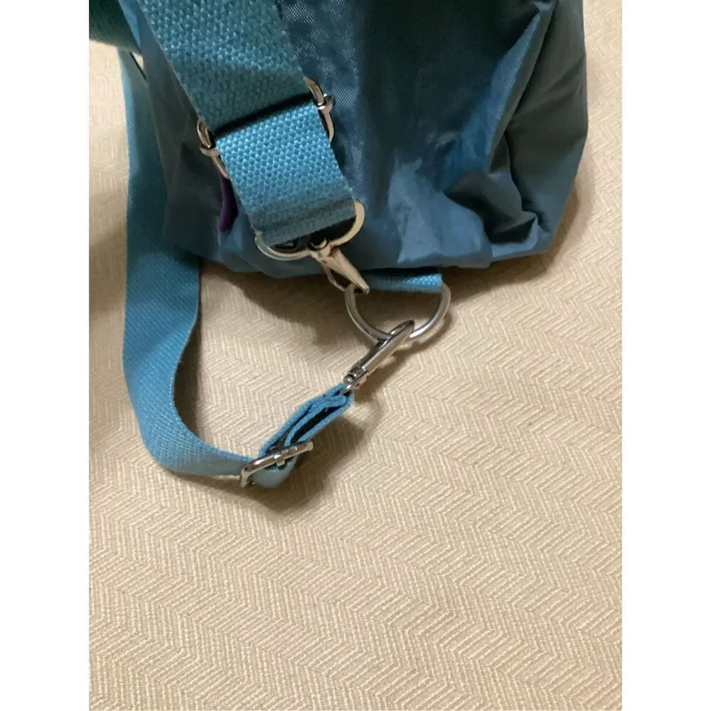 Huaeryouyue Hybrid Crossbody Nylon Travel Bag Teal